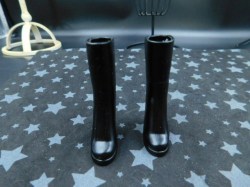 16 INCH DOLL BLACK BOOTS